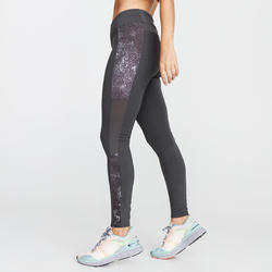 LEGGING CHAUD FEMME DE RUNNING RUN WARM + GRIS