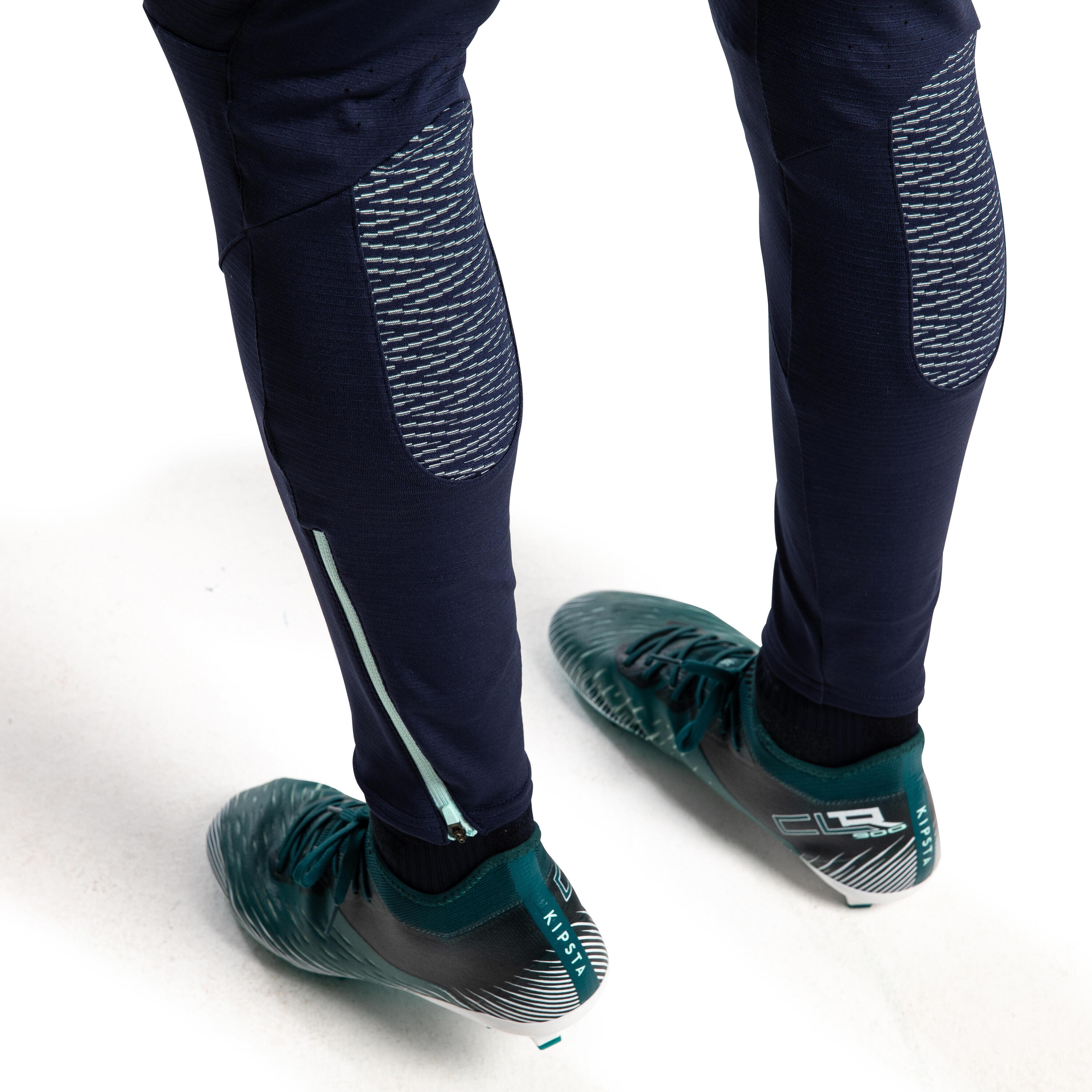 Pantalón Entrenamiento Fútbol Kipsta CLR Adulto azul oscuro 11/14
