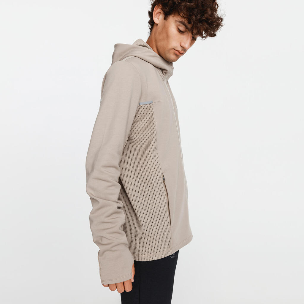 RUN WARM+ MEN'S RUNNING JACKET ICED COFFEE