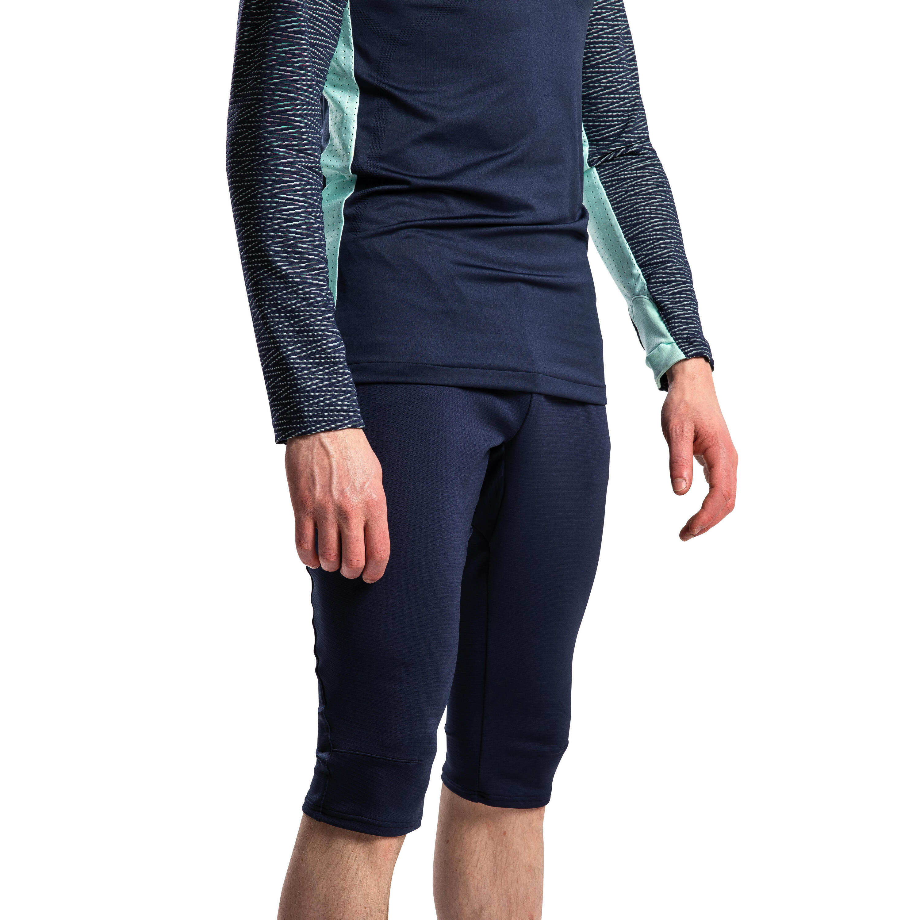 3/4 pant de football adulte CLR bleu foncé 2/19