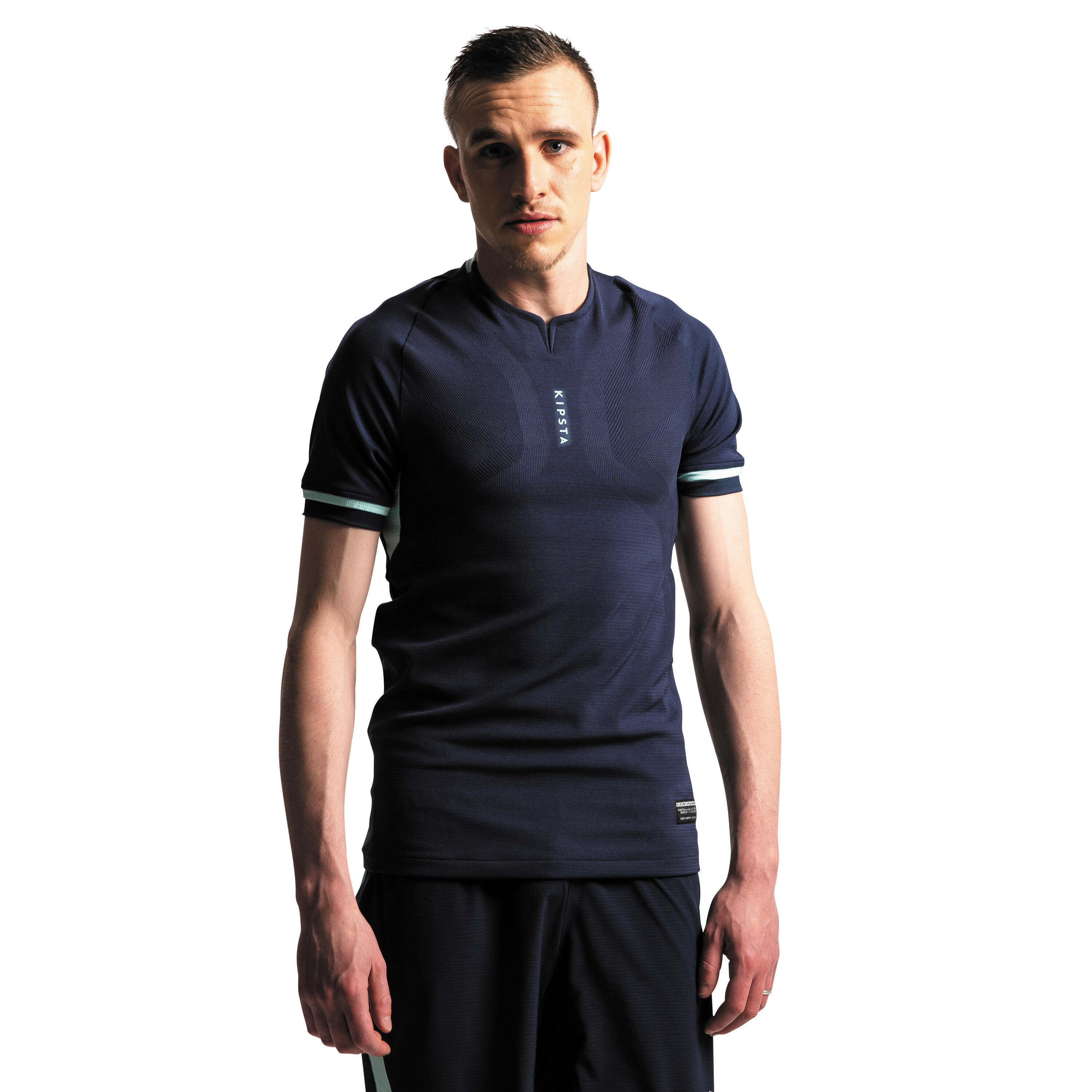 Maillot de football adulte CLR bleu foncé 2/22