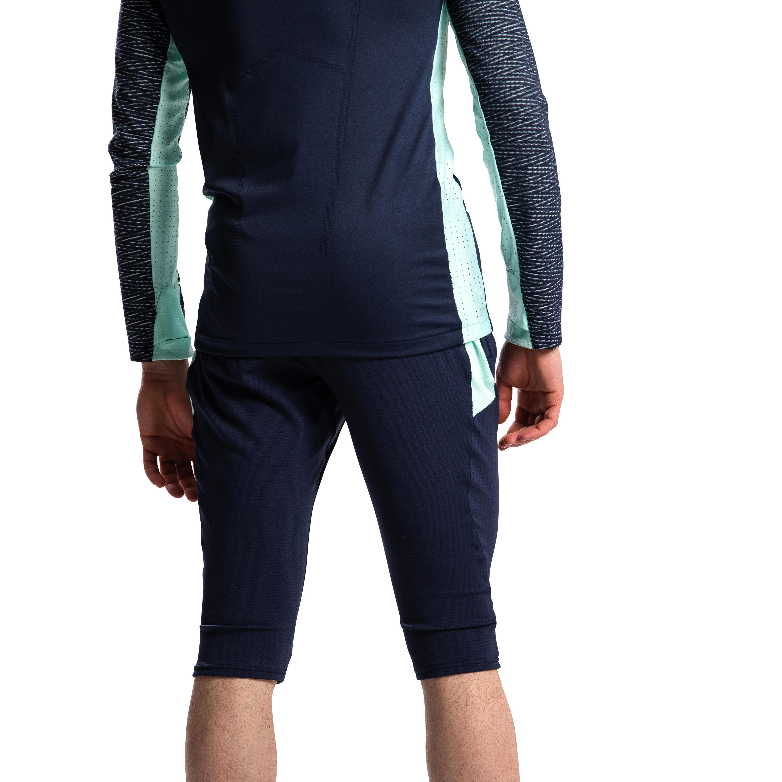 3/4 pant de football adulte CLR bleu foncé 4/19