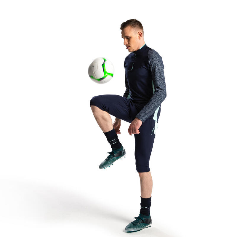 Pantalon 3/4 Fotbal CLR Albastru Adulți