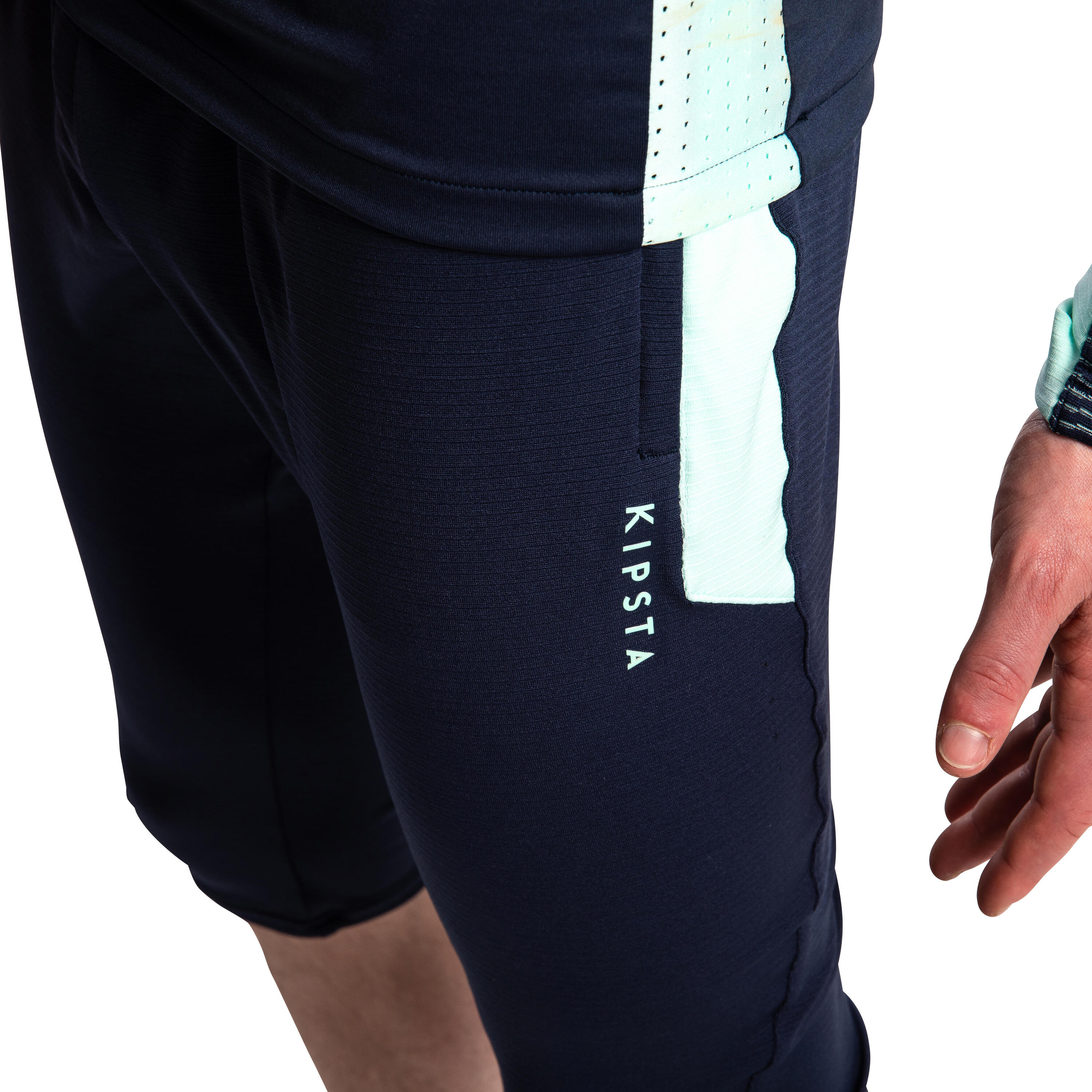3/4 pant de football adulte CLR bleu foncé 6/19