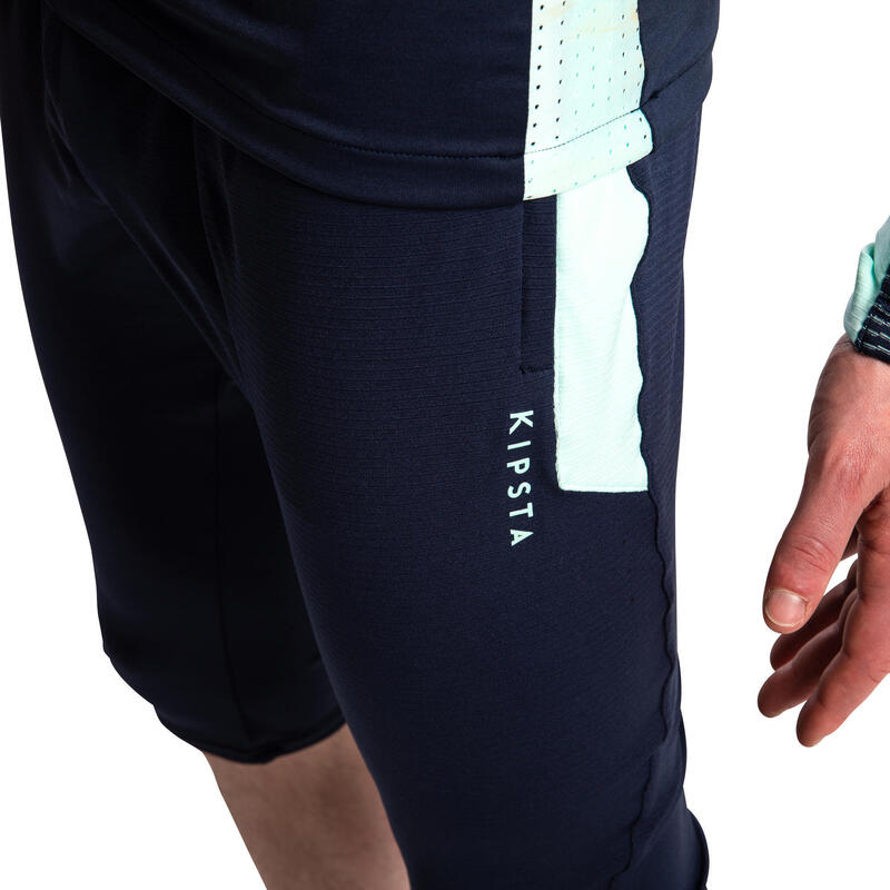 Pantalon 3/4 Fotbal CLR Albastru Adulți