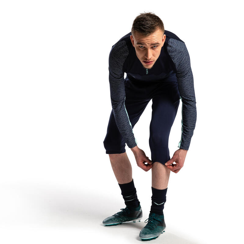 Pantalon 3/4 Fotbal CLR Albastru Adulți