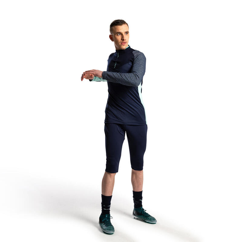 Pantalon 3/4 Fotbal CLR Albastru Adulți