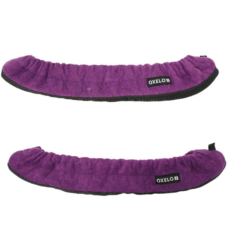 Kufenschoner für Schlittschuhe violett