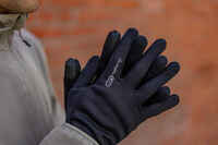 KIPRUN Warm 100 Running touchscreen gloves - black