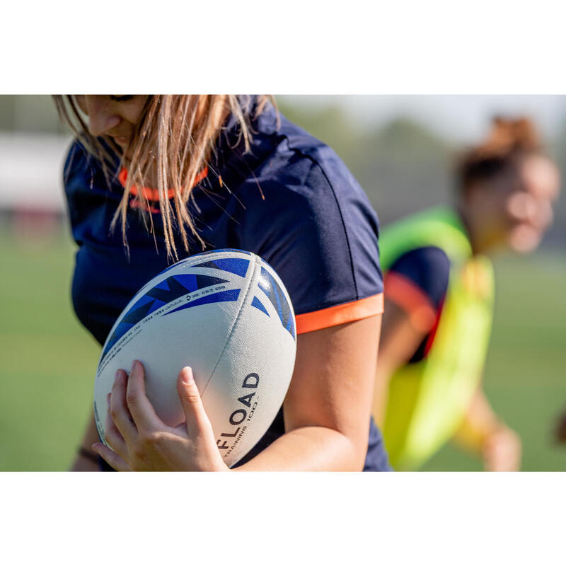 Balón de Rugby Offload R100 Training Talla 5 Azul