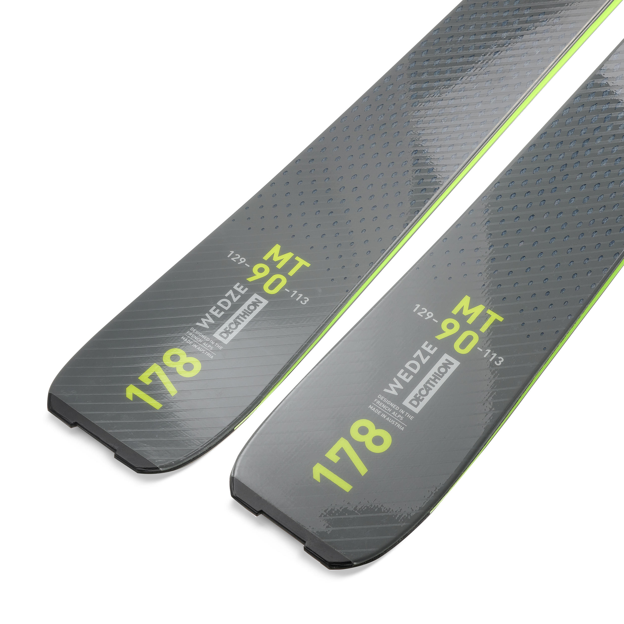 Touring Skis with Bindings & Skins - MT 90 - WEDZE