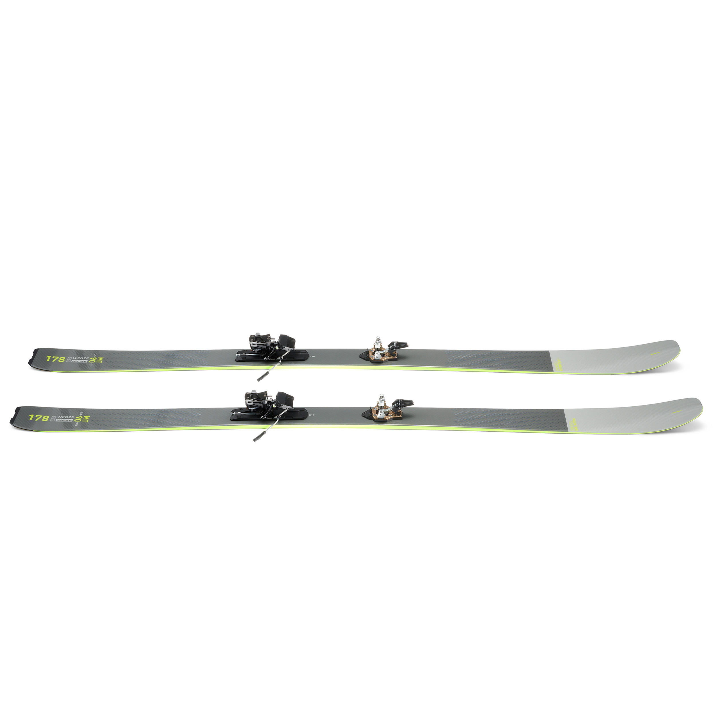 Touring Skis with Bindings & Skins - MT 90 - WEDZE
