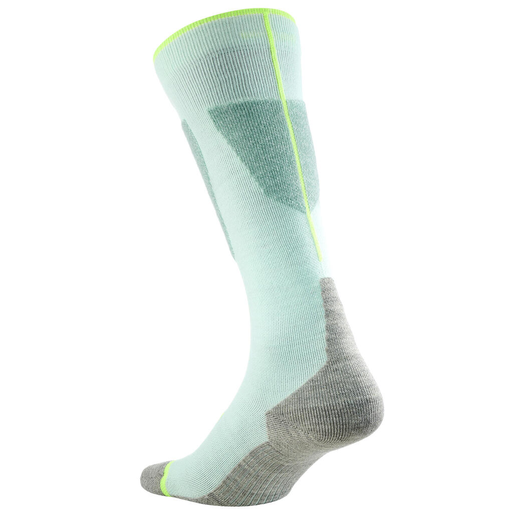 ADULT SKI SOCKS - 100 - SEA GREEN