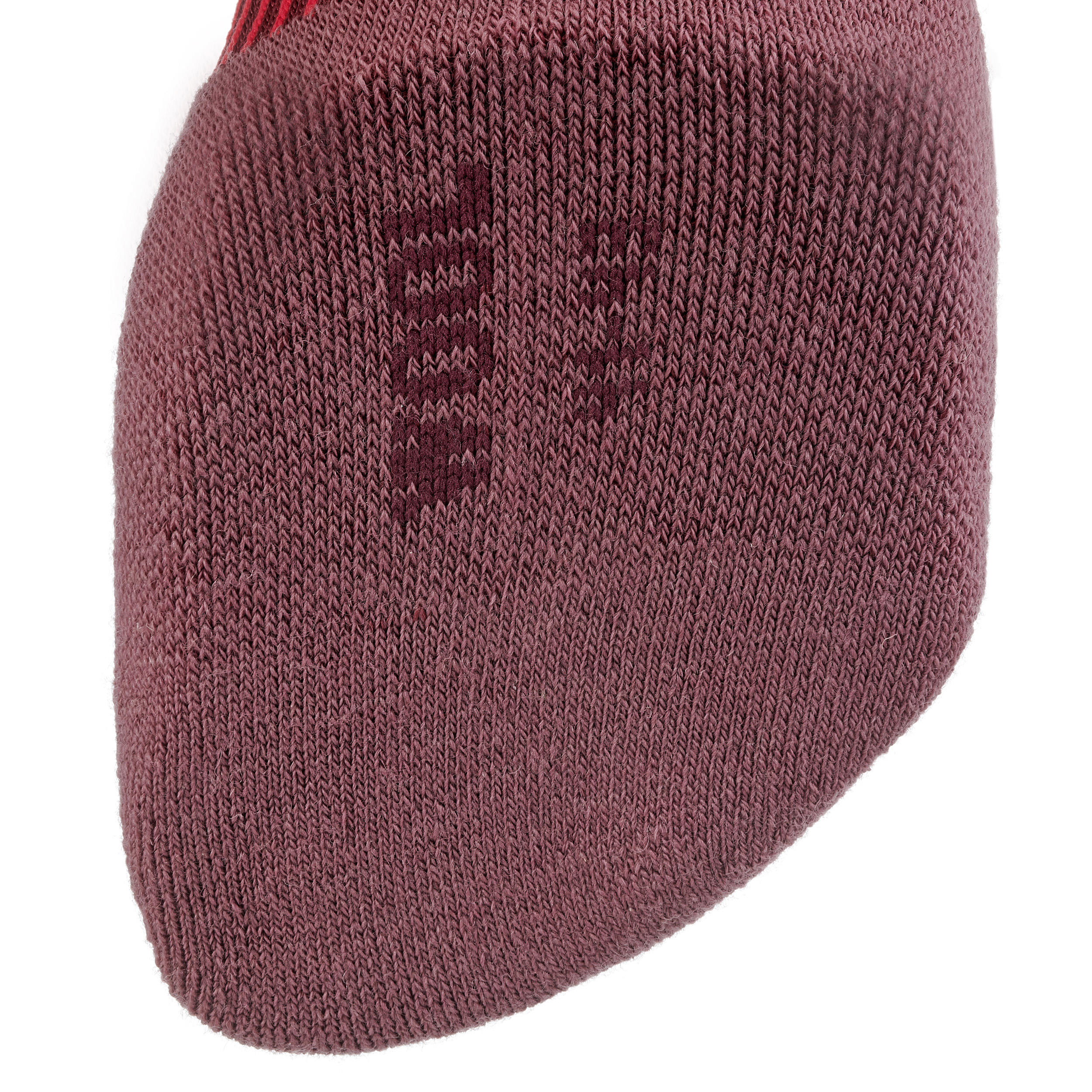 ADULT SKI AND SNOWBOARD SOCKS - 500 - PINK/RED 7/9