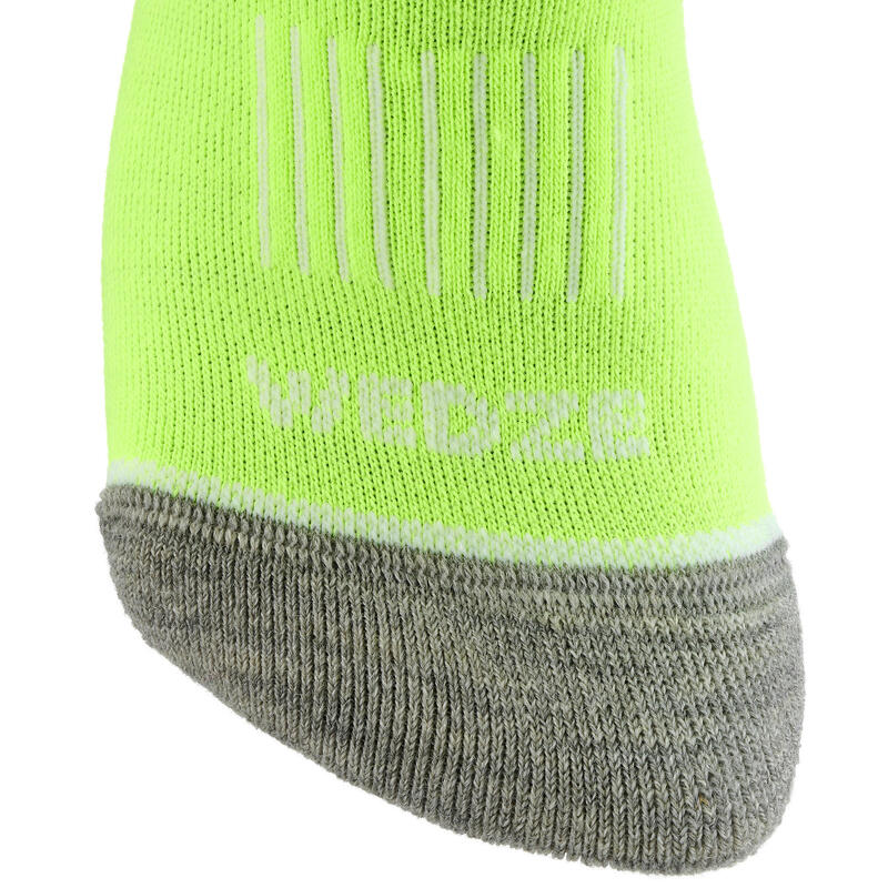 CHAUSSETTES DE SKI ADULTE 100 JAUNES