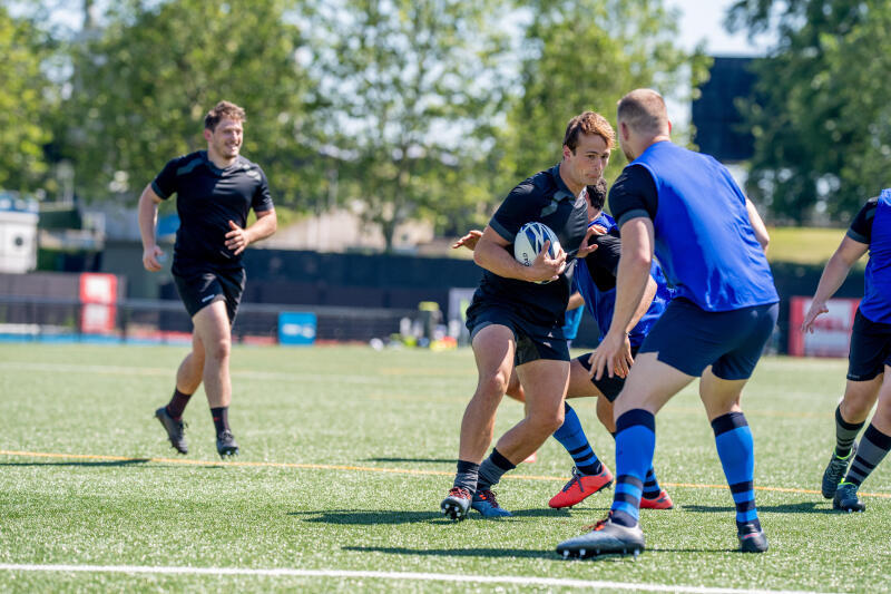 Koszulka do rugby R100 męska