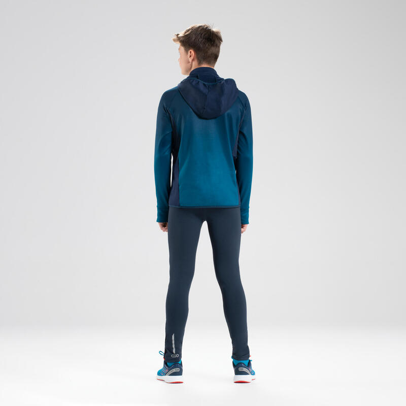 Dětská mikina na atletiku AT500 modrá 