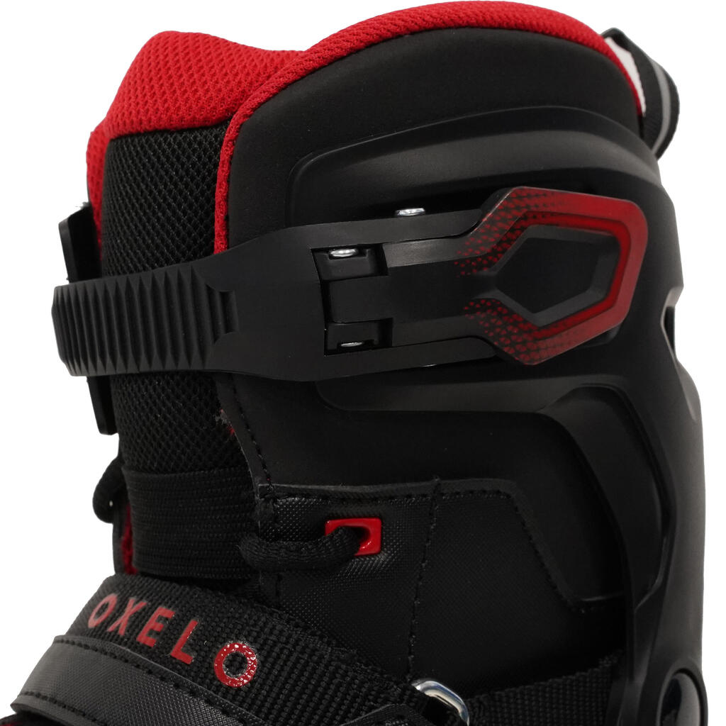 Men's Ice Skates Fit 500 - Black/Red