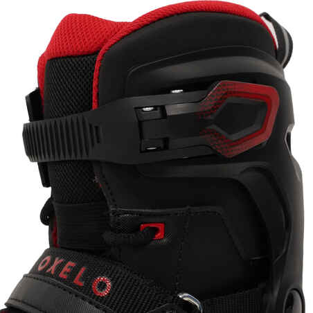 Men's Ice Skates Fit 500 - Black/Red