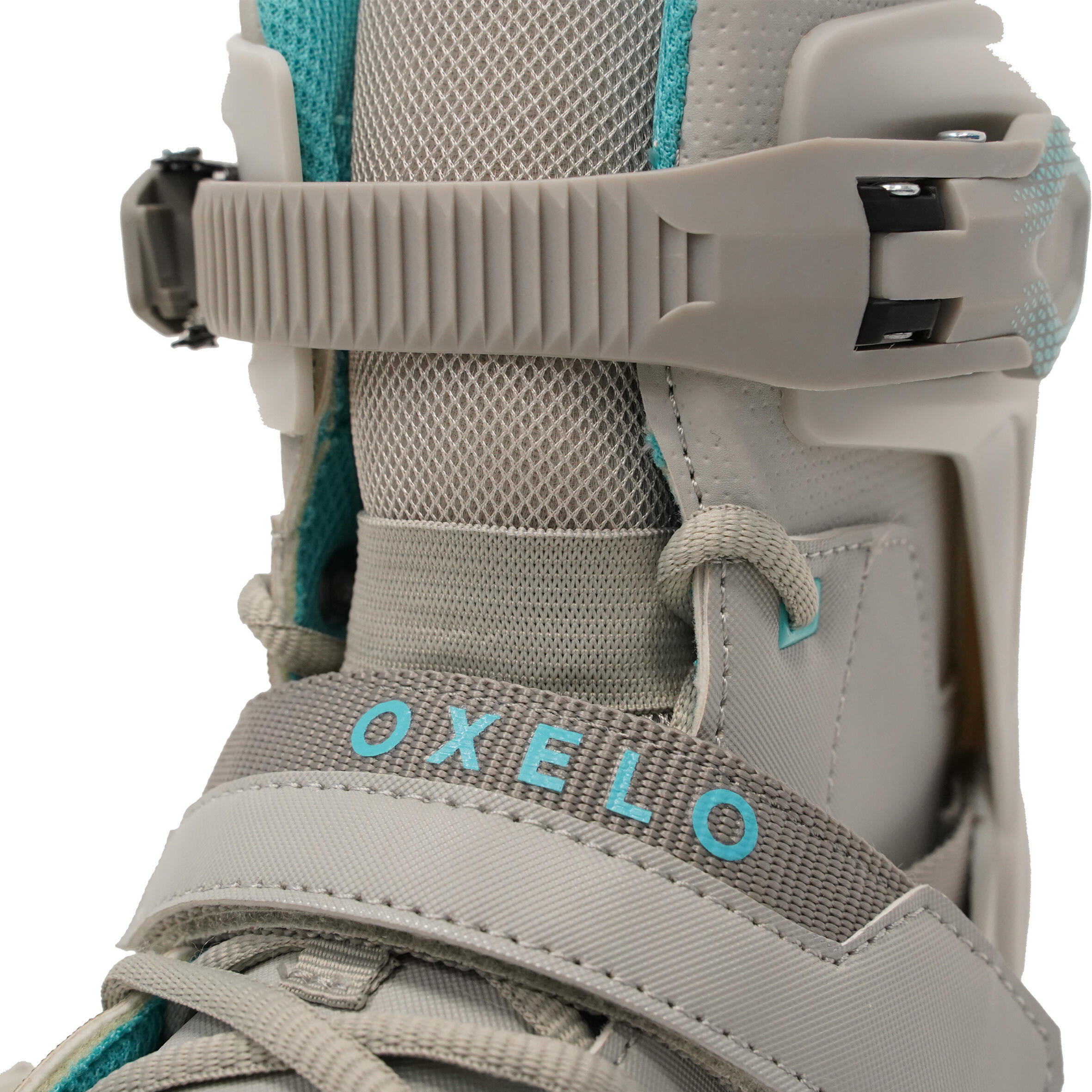 Women's Ice Skates Fit 500 - Grey/Turquoise 7/7