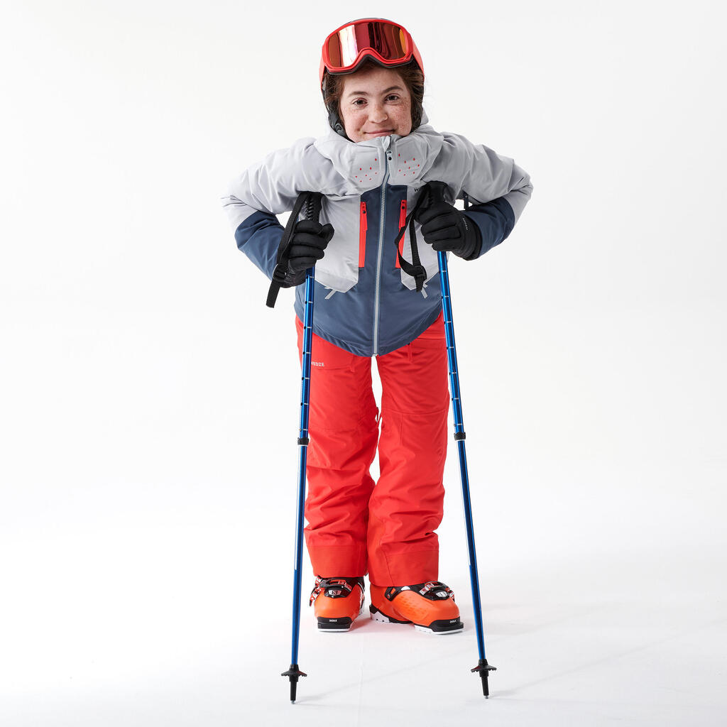 Bērnu slēpošanas bikses “FR500”, sarkanas