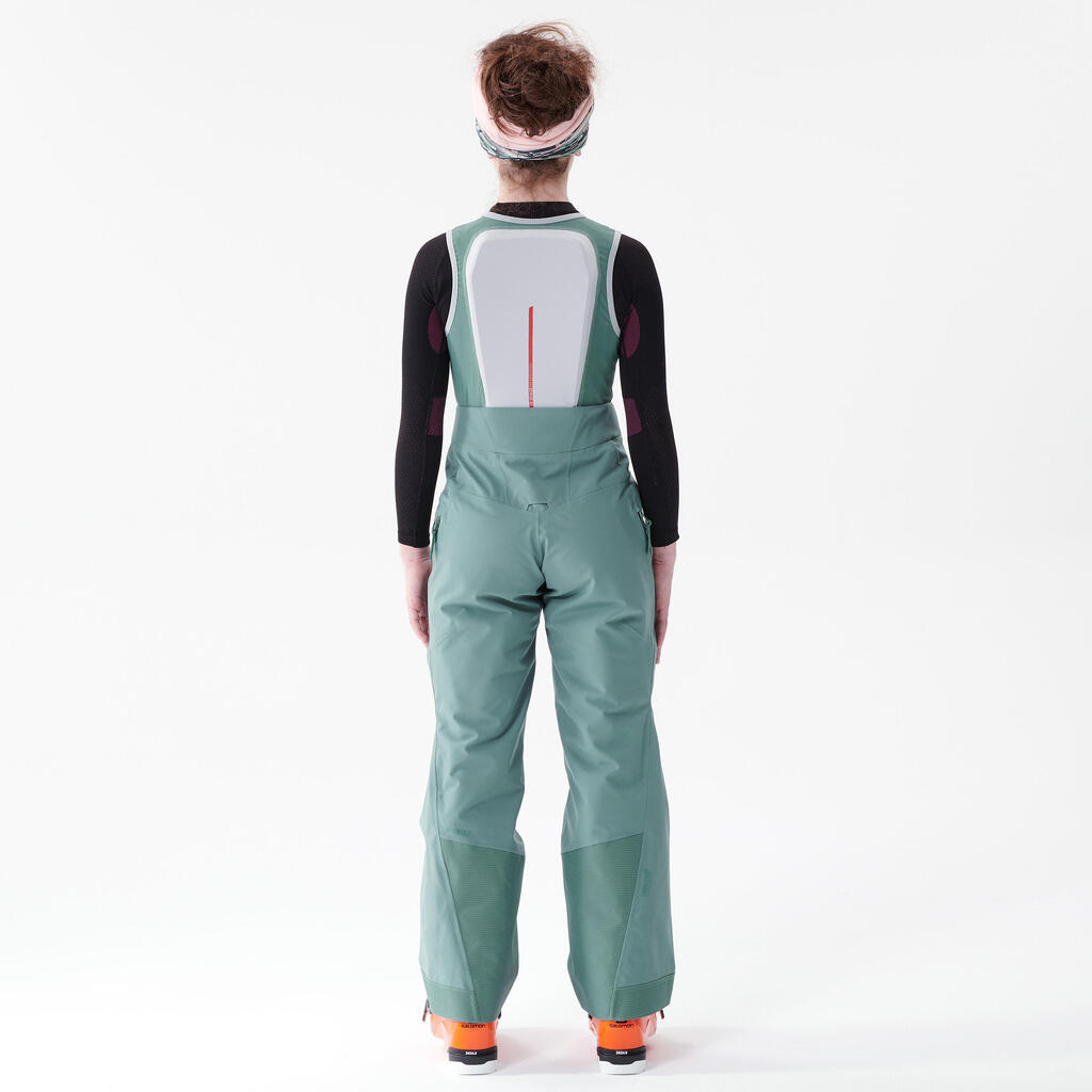 Skihose Kinder mit Rückenprotektor - FR900 bordeaux 