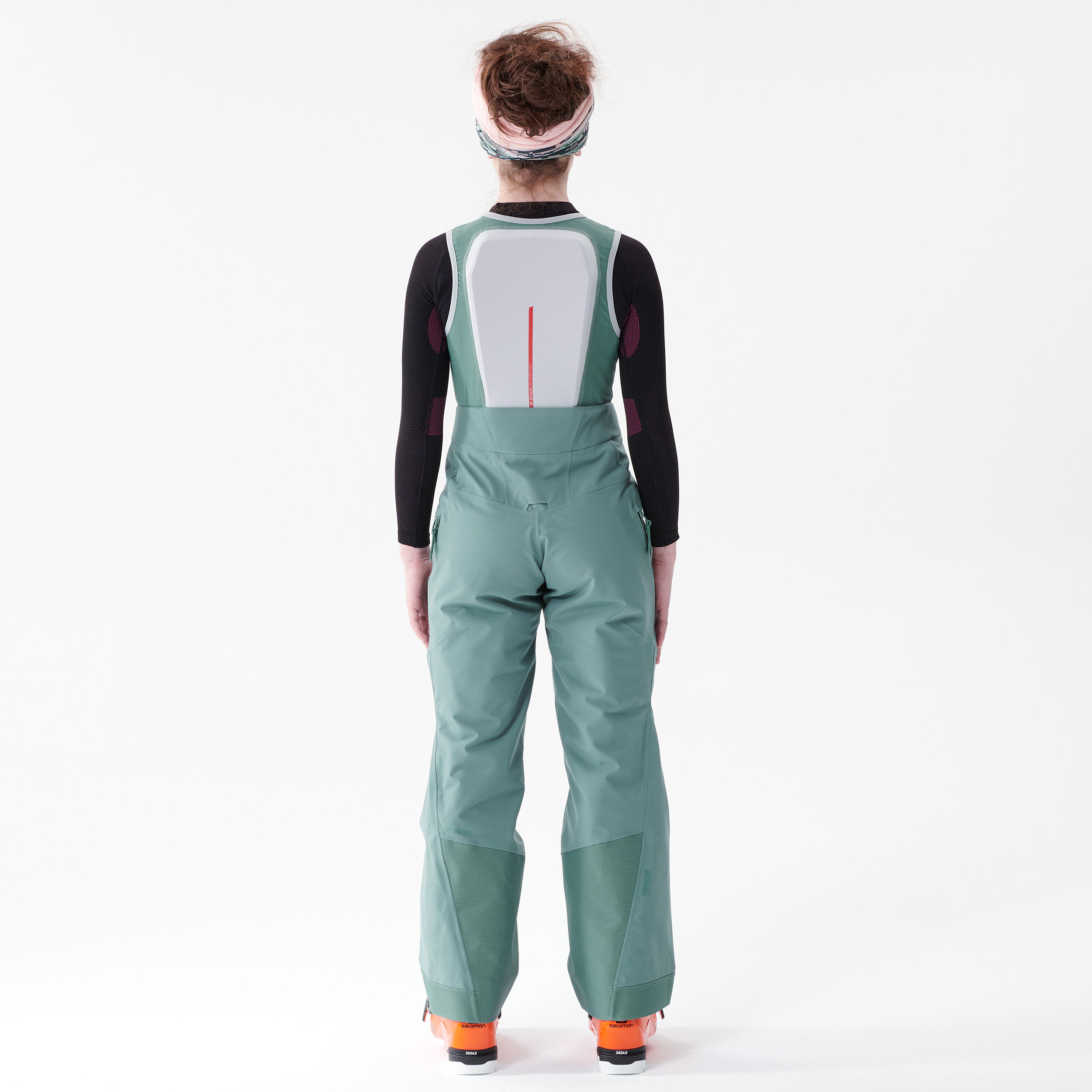 Pantalon de ski avec bretelles enfant – FR 900 vert - WEDZE