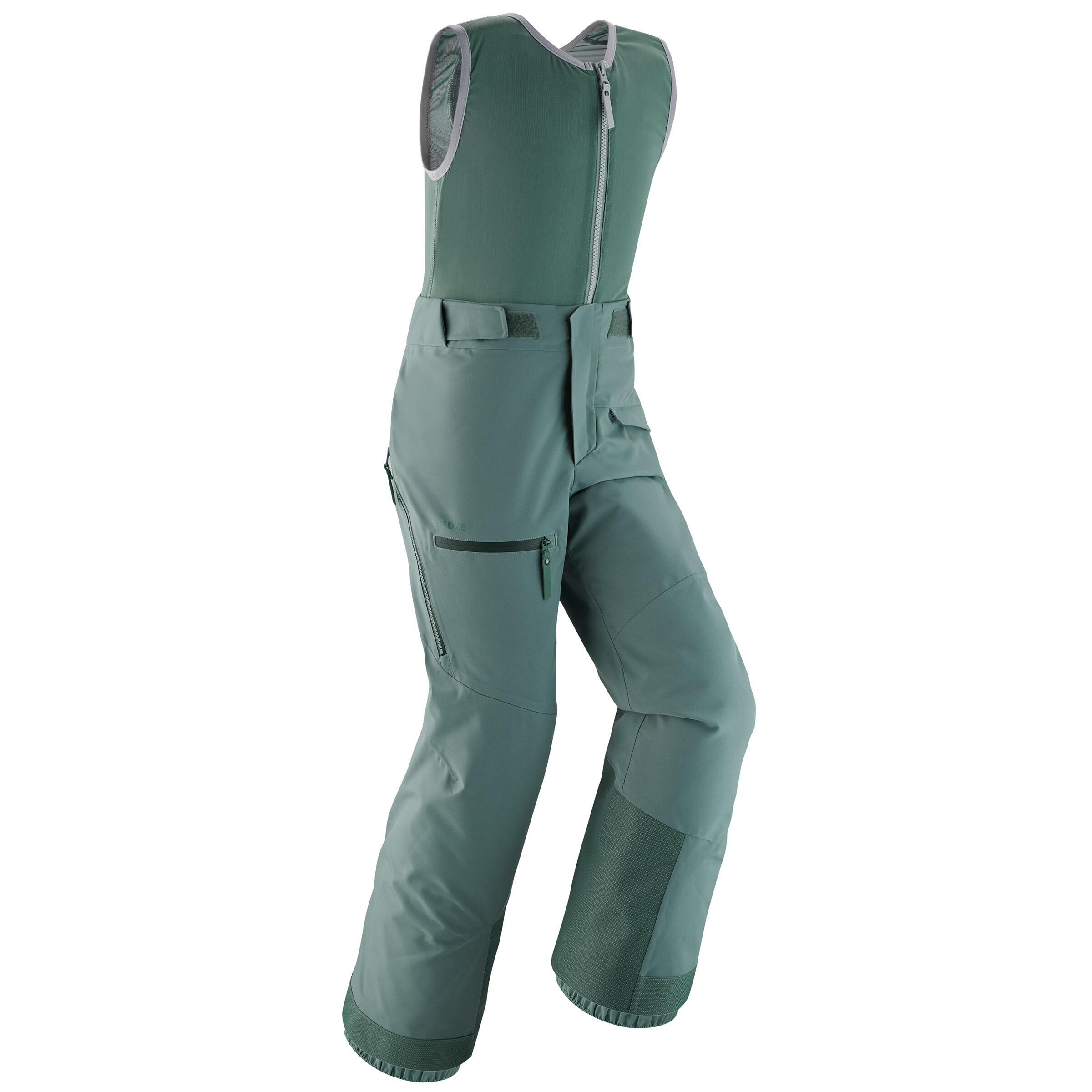 Pantalon de ski avec bretelles enfant – FR 900 vert - WEDZE