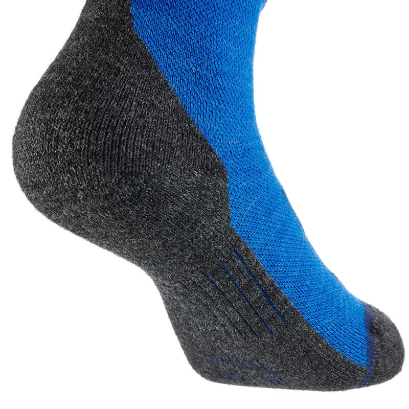 CHAUSSETTES DE SKI JUNIOR - 100 - BLEU MARINE