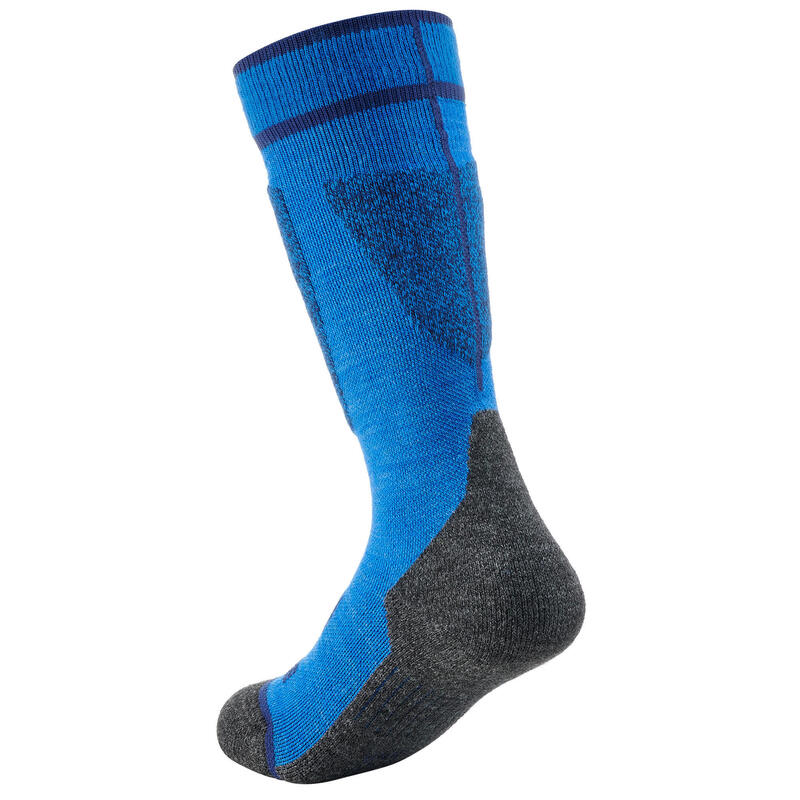 CHAUSSETTES DE SKI JUNIOR - 100 - BLEU MARINE