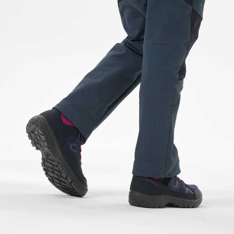 Кроссовки для походов детские со средним голенищем MH100 MID, размеры 24–34 Decathlon  312677 