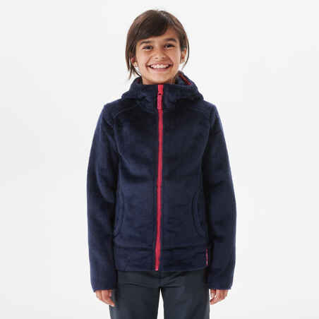 Chaqueta polar de montaña y trekking con capucha Niños 7-15 años Quechua MH500