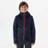 Fleecejacke Kinder Gr.122–170 warm Wandern - MH500 marineblau 