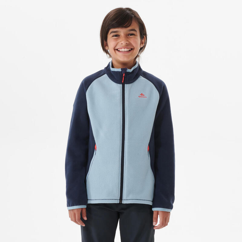 Gyerek polár pulóver túrázáshoz MH150, 7-15 éveseknek, kék