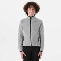 Kids' Hiking Fleece Jacket MH150 7-15 Years - Grey