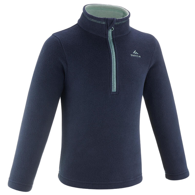 Çocuk Outdoor Polar Mont - 2/6 Yaş - Lacivert - MH100