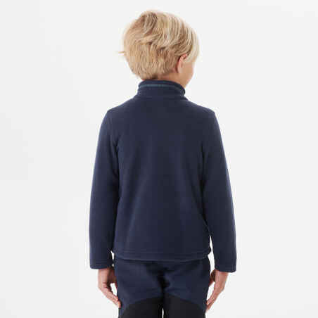 Vaikiškas žygių džemperis „MH100“, 2–6 m. amžiaus vaikams, tamsiai mėlynas