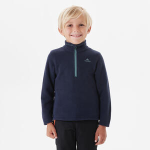 Forro polar de montaña y trekking media cremallera Niños 2-6 años Quechua MH100