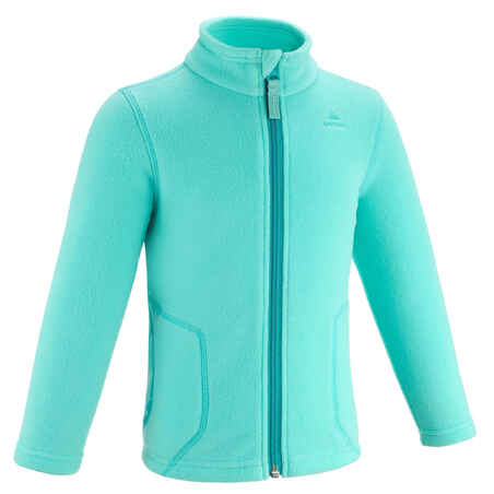 Hiking fleece jacket - MH150 - Turquoise - children 2-6 years
