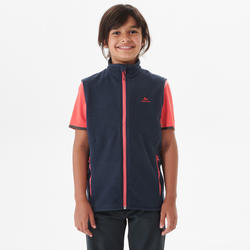 GILET POLAIRE - MH150 NAVY CORAIL - ENFANT 7-15 ANS