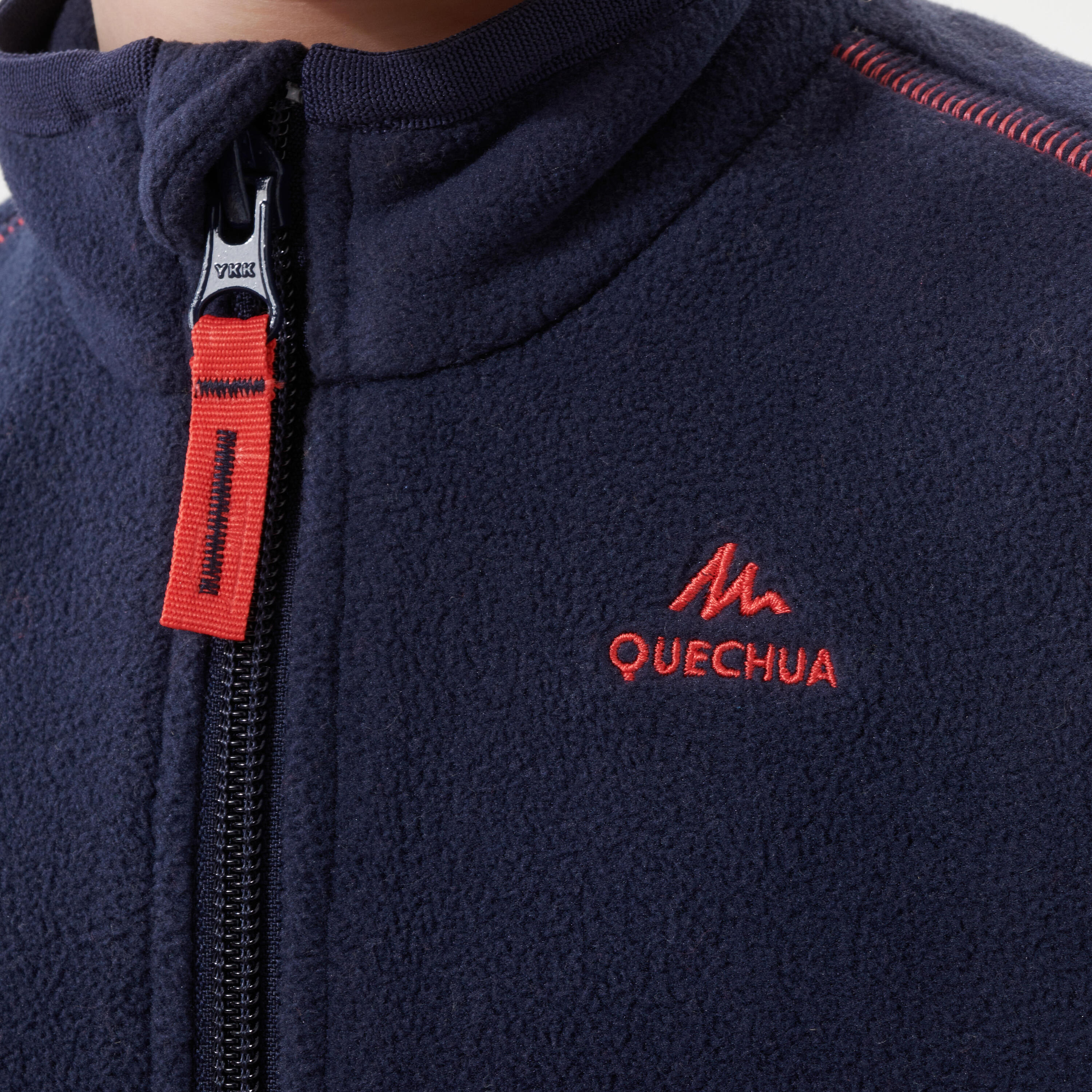 Gilet polaire de randonnée - MH150 bleu marine - enfant 2 - 6 ans 6/6