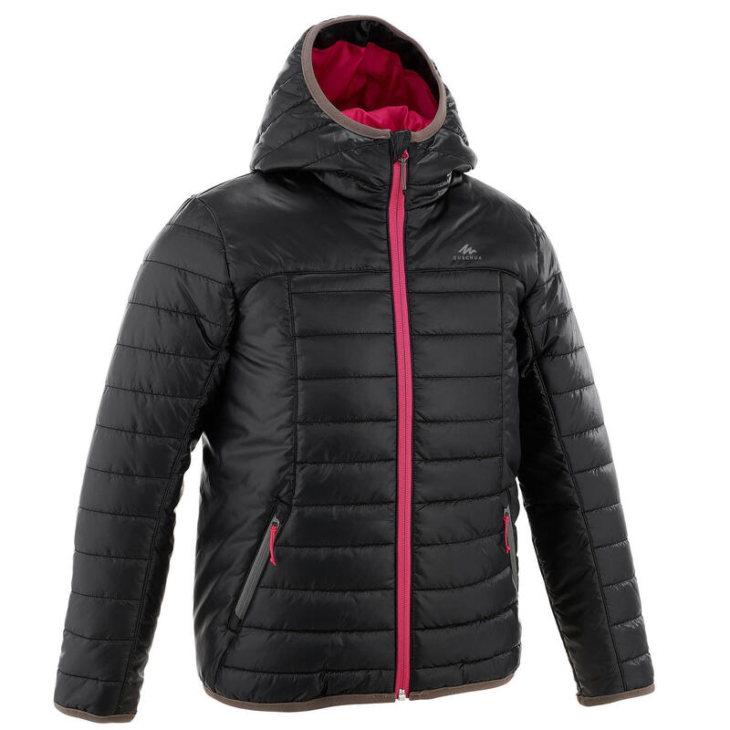 DOUDOUNE DE RANDONNEE - MH 500 NOIR - ENFANT 7-15 ans