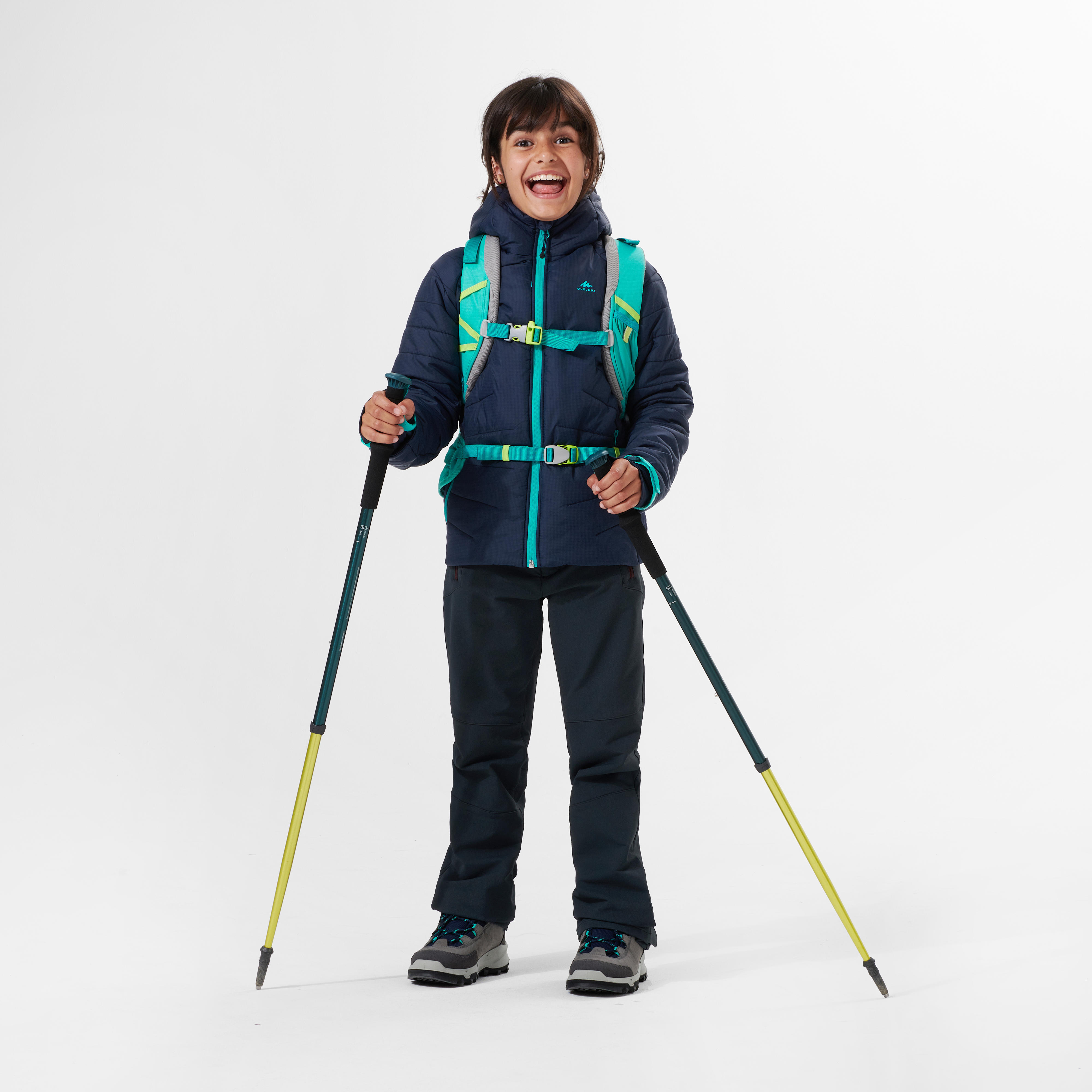 Kids’ Padded Hiking Jacket, MH 500 Age 7-15 - QUECHUA