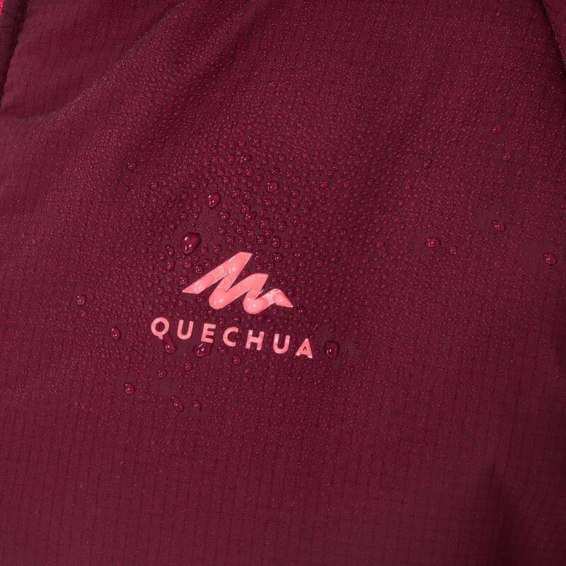 Kurtka turystyczna dla dzieci zimowa Quechua hybrydowa 