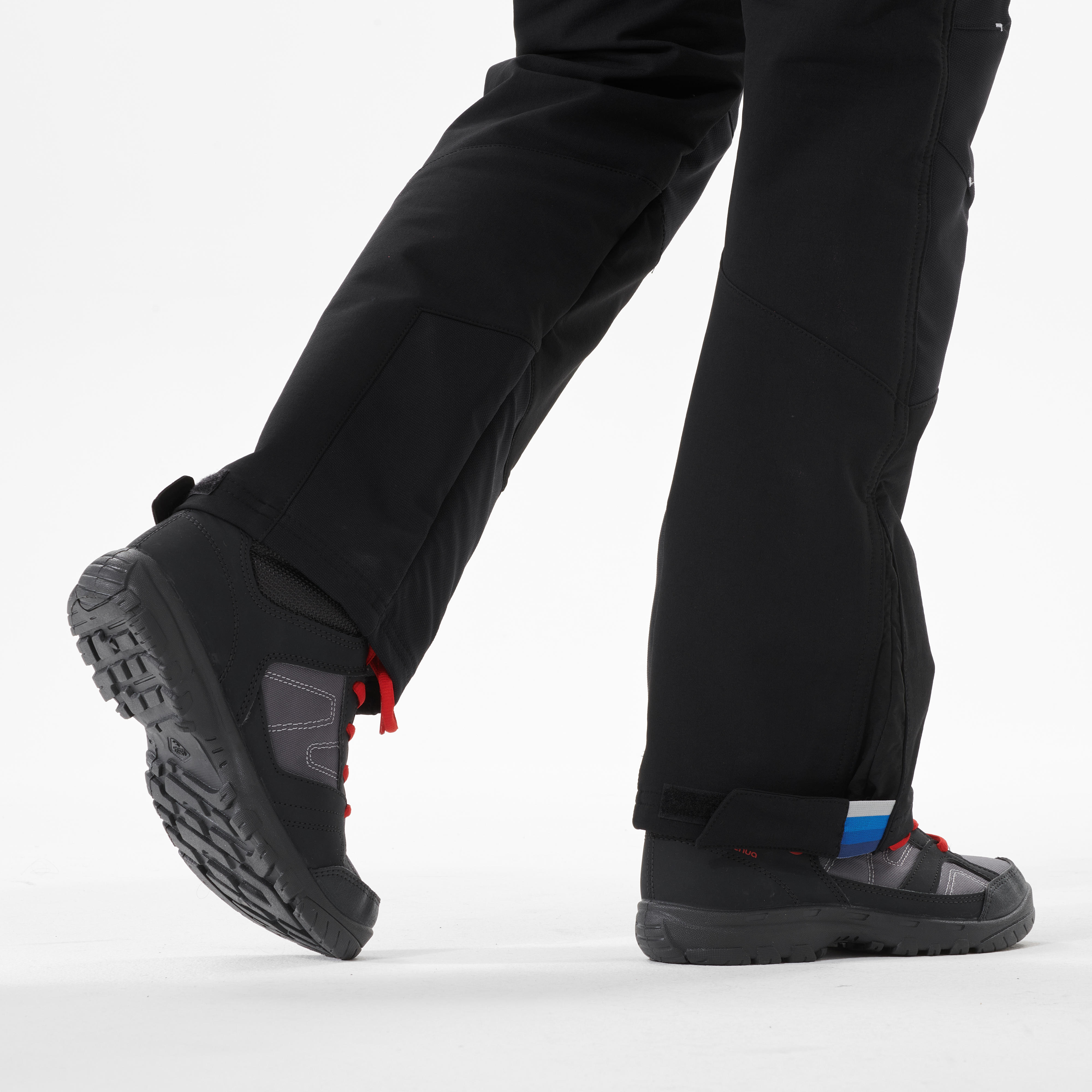 Ботинки для горных походов детские со средним голенищем MH100 MID р. 35–38 QUECHUA