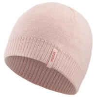 ADULT SKI HAT - SIMPLE - PALE PINK