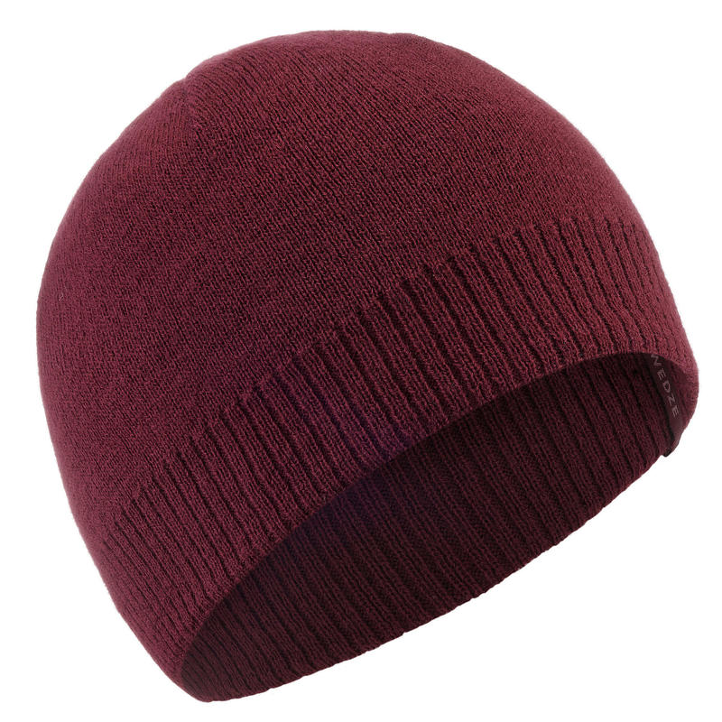Gorro de invierno Adulto Wedze Simple granate