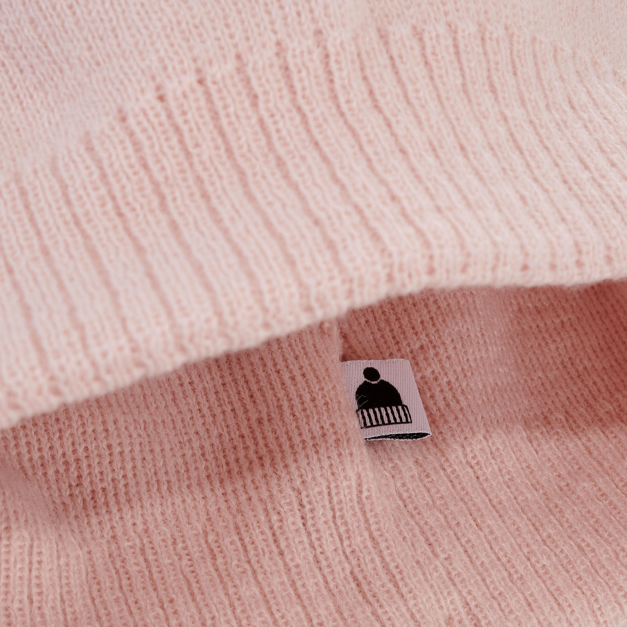 ADULT SKI CAP - SINGLE - PALE PINK