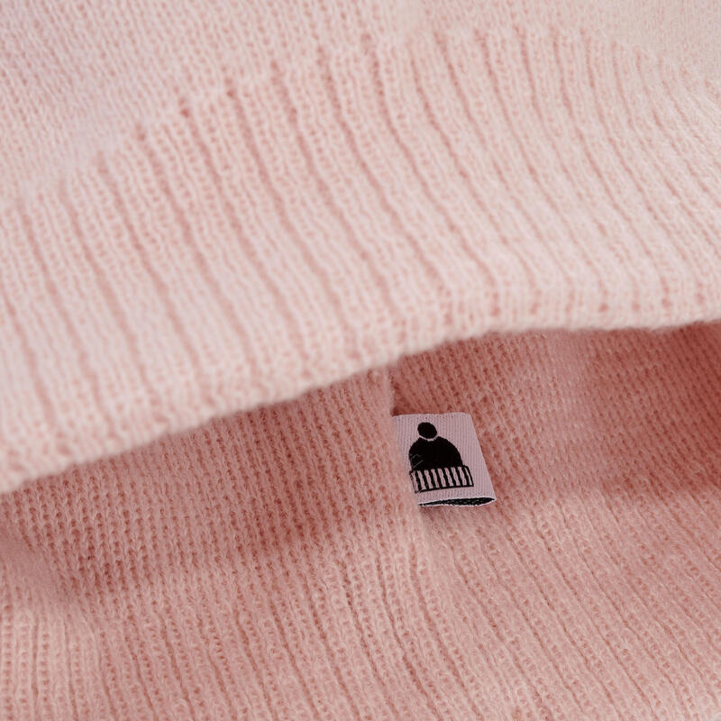 GORRO DE SKI SIMPLE ADULTO ROSA CLARO