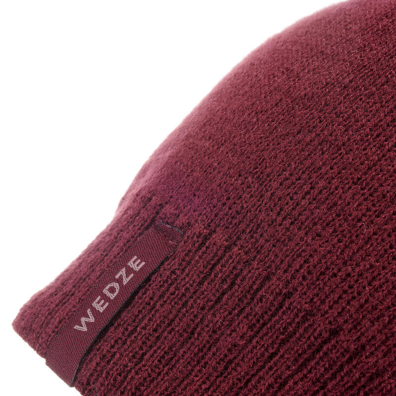 GORRO DE SKI ADULTO - SIMPLES - BORDEAUX